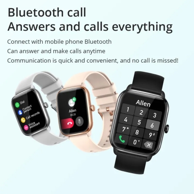 Picture of COLMI C61 Smartwatch 1.9 inch Full Screen Bluetooth Calling Heart Rate Sleep Monitor 100+ Sport Models Smart Watch For Men Women