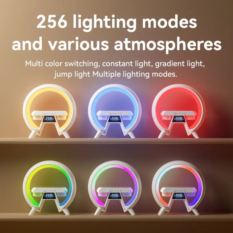 Picture of HM-G6 Speakers with 15W wireless charging Speaker night light Speaker Wireless Charger