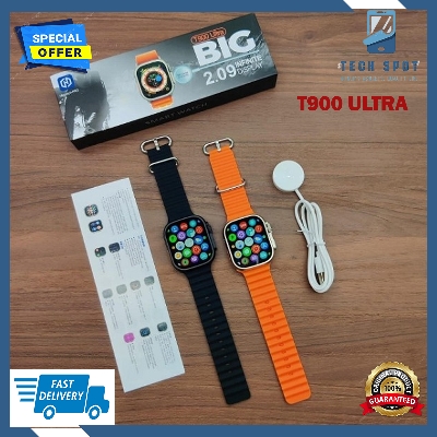 Picture of T900 ULTRA Smartwatch 2.09" Hd Screen Bluetooth Calling Pedometer Hear Rate Blood Pressure Sleeep Sports Watch For Mobile