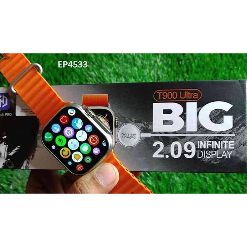 Picture of T900 ULTRA Smartwatch 2.09" Hd Screen Bluetooth Calling Pedometer Hear Rate Blood Pressure Sleeep Sports Watch For Mobile