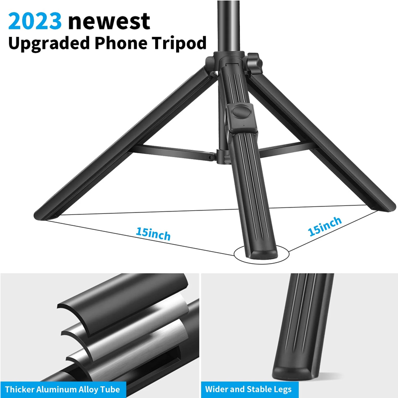 Picture of K28 Long Wireless Selfie Stick Tripod Stand for Mobile Phone Detachable Bluetooth Control Remote with Handeld Stabilizer For Smartphones TIKTOK Shooting Live