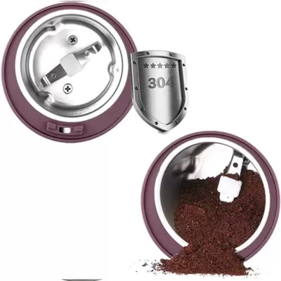 Picture of Mini Electric Blender Grinder Coffee Beans Chopper Superfine Powder Grinding Machine Milling Beans Grain Spices Electric Coffee Grinder Dry Mill Kitchen Tools