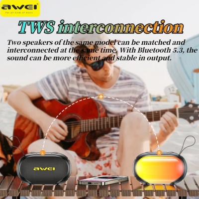 Picture of Awei KA1 Bluetooth Speaker colorful Light Portable Speaker