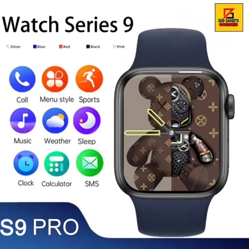 Picture of Smart Watch S9 Pro 2.01 Full Touch Bluetooth Calls Sleep Monitoring Multiple Sport Modes 100+ Dials Smartwatch For Android iOSLow