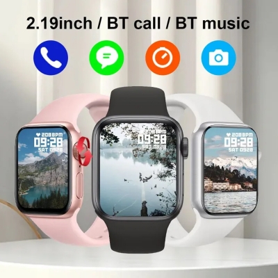 Picture of Smart Watch S9 Pro 2.01 Full Touch Bluetooth Calls Sleep Monitoring Multiple Sport Modes 100+ Dials Smartwatch For Android iOSLow