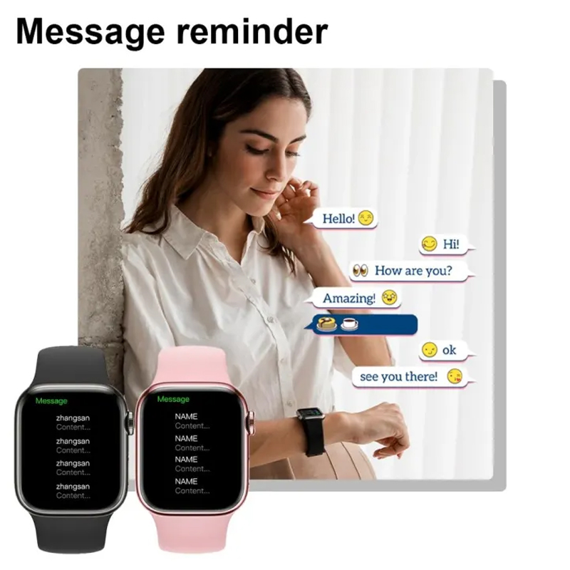 Picture of Smart Watch S9 Pro 2.01 Full Touch Bluetooth Calls Sleep Monitoring Multiple Sport Modes 100+ Dials Smartwatch For Android iOSLow