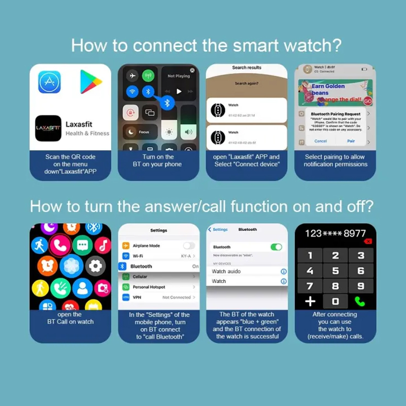 Picture of Smart Watch S9 Pro 2.01 Full Touch Bluetooth Calls Sleep Monitoring Multiple Sport Modes 100+ Dials Smartwatch For Android iOSLow