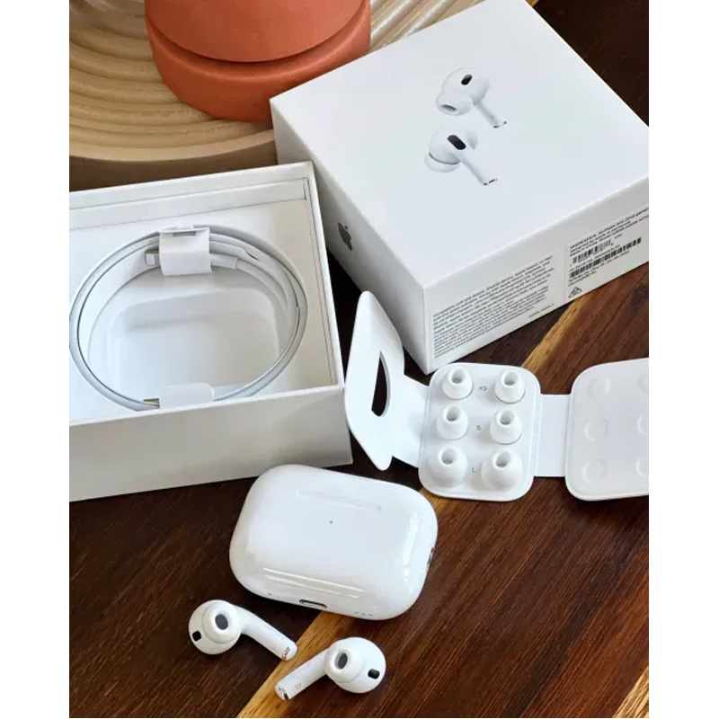 Picture of AirPods Pro 2nd Genaration MADE IN DUBAI Bluetooth Earbuds Ipx4 Waterproof In-Ear Earphone
