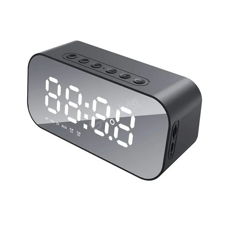 Picture of Havit Mx701/M3 Portable Bluetooth Speaker Alarm Clock Wireless Led Display Temperature With Fm Radio Support Aux Tf Usb Music Player - Speaker - Portable Table
