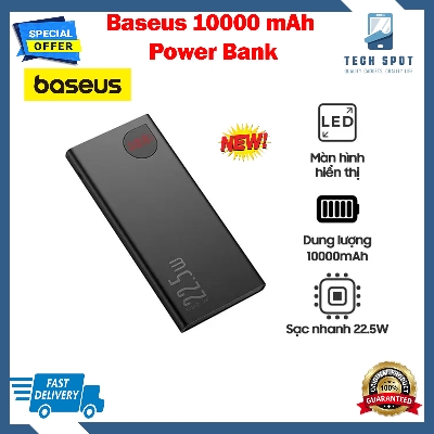 Picture of Baseus Adaman Metal Digital Display Quick Charge Power Bank 22.5W 10000mAh power bank