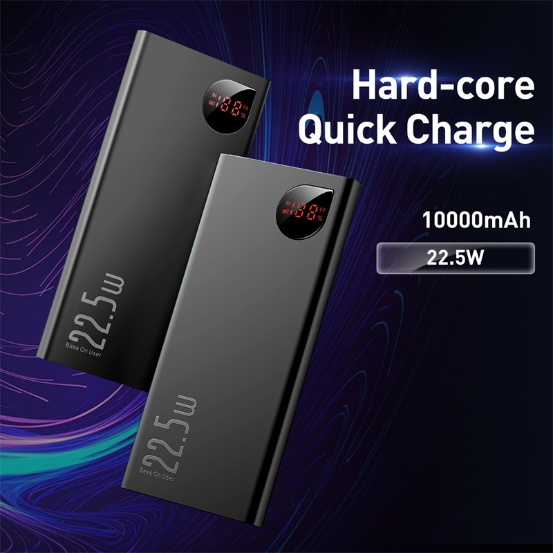 Picture of Baseus Adaman Metal Digital Display Quick Charge Power Bank 22.5W 10000mAh power bank