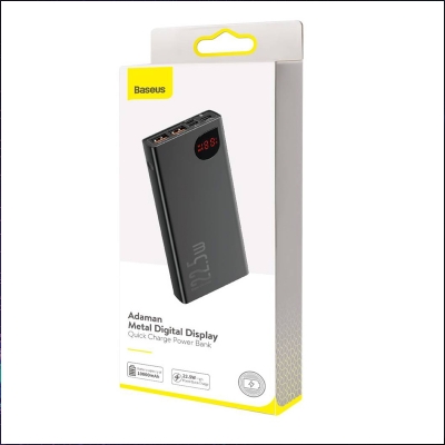 Picture of Baseus Adaman Metal Digital Display Quick Charge Power Bank 22.5W 10000mAh power bank