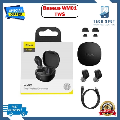 Picture of Baseus WM01 TWS True Wireless Earbuds-Bluetooth Wireless- Colors
