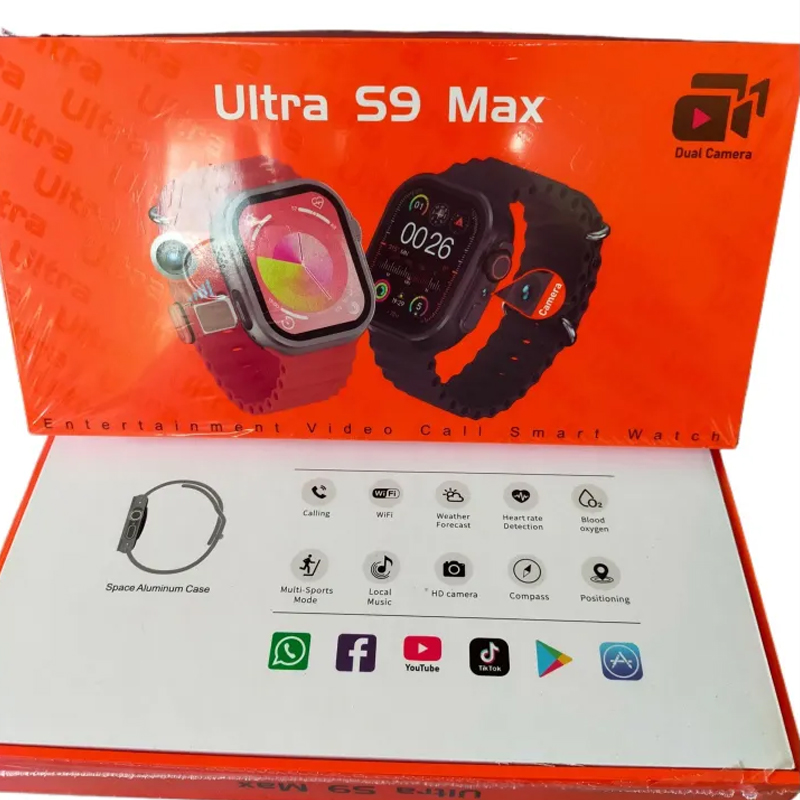 Picture of WS10 Ultra/Ultra S9 / Ultra S9 Max  / S8 Ultra 5G/ HW ultra 2 call Android Smartwatch With Dual Camera 4GB Ram & 64GB Rom(Only WS9 Ultra 8gb Ram 128gb Rom) Smartwatch Video Call & Games Water Drop Screen SmartWatch.