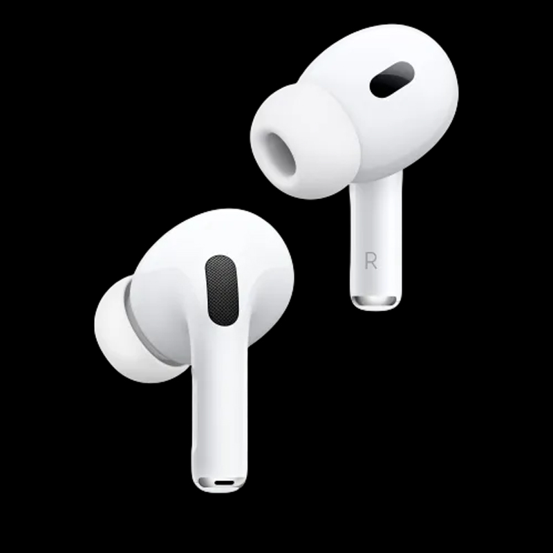 Picture of Original AirPods Pro 2nd Gen 100% ANC In Ear Noise Cancelling Dubai specials edition  Bluetooth Earbuds Black & White Colour