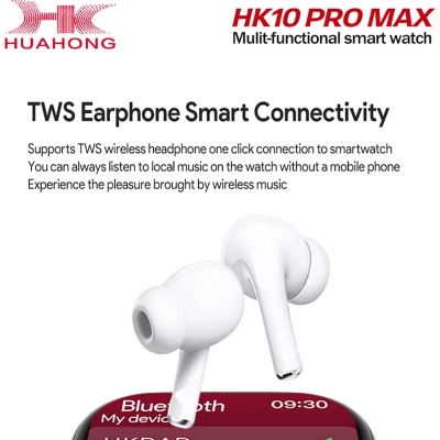 Picture of HK10 Pro Max / HK10 ultra 3 / Hk10 pro max plus Gen5 Upgrade Smart Watch AMOLED Local Album ChatGPT 3D Menu NFC High Refresh Compass Rate Newest SmartWatch