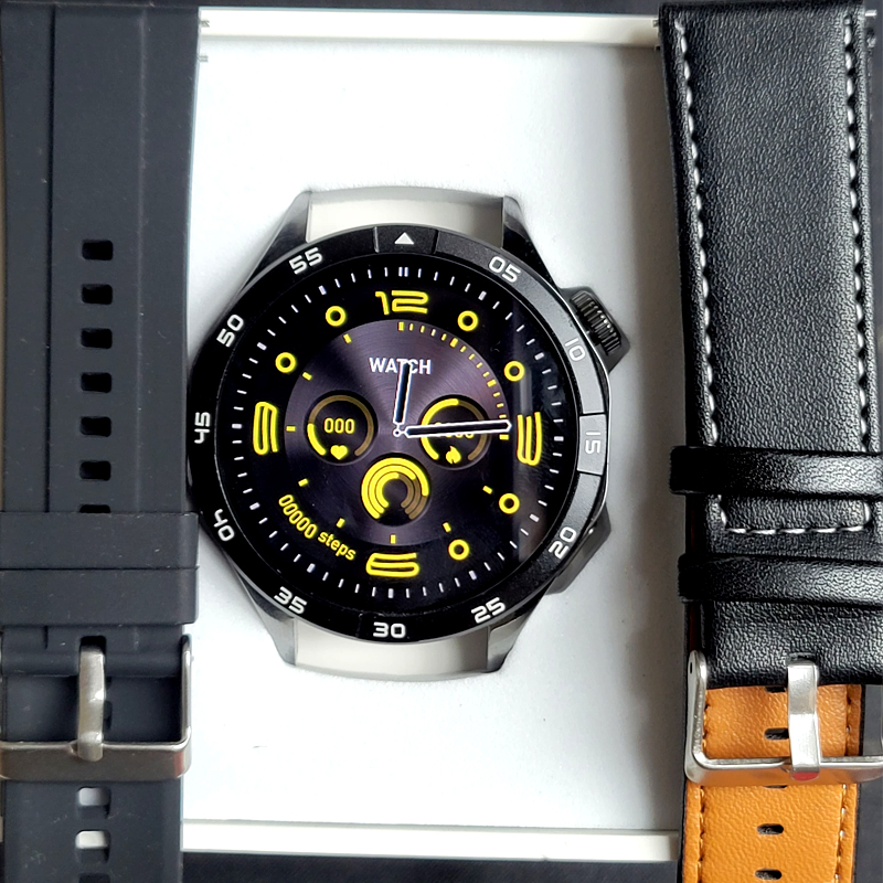 Picture of GM1 Smartwatch 2024 Super AMOLED Screen (Dual Strap) Bluetooth Calling Fitness Tracking Smart Watch