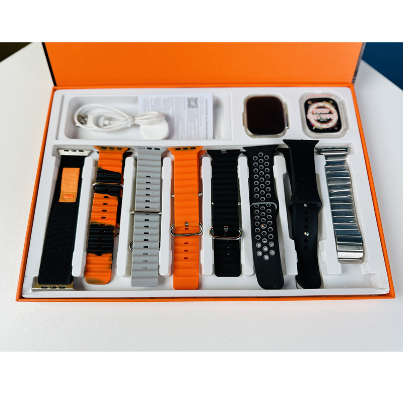 Picture of Y80 Ultra Smartwatch with 8 Strap bluetooth Calling Smartwatch 2.02" Display