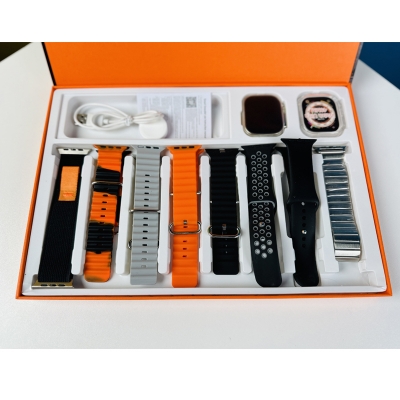 Picture of Y80 Ultra Smartwatch with 8 Strap bluetooth Calling Smartwatch 2.02" Display