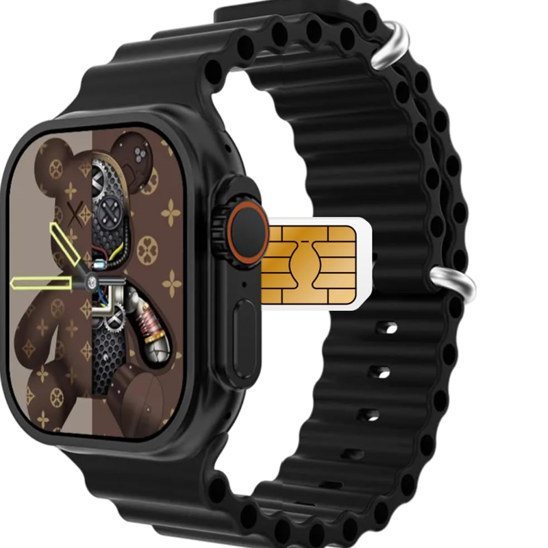 Picture of K10 Ultra Smartwatch: SIM Support, Fitness Tracking Smart Watch 2.1" Display, Wireless Charger and Bluetooth Connectivity Calling & Music Smartwatch