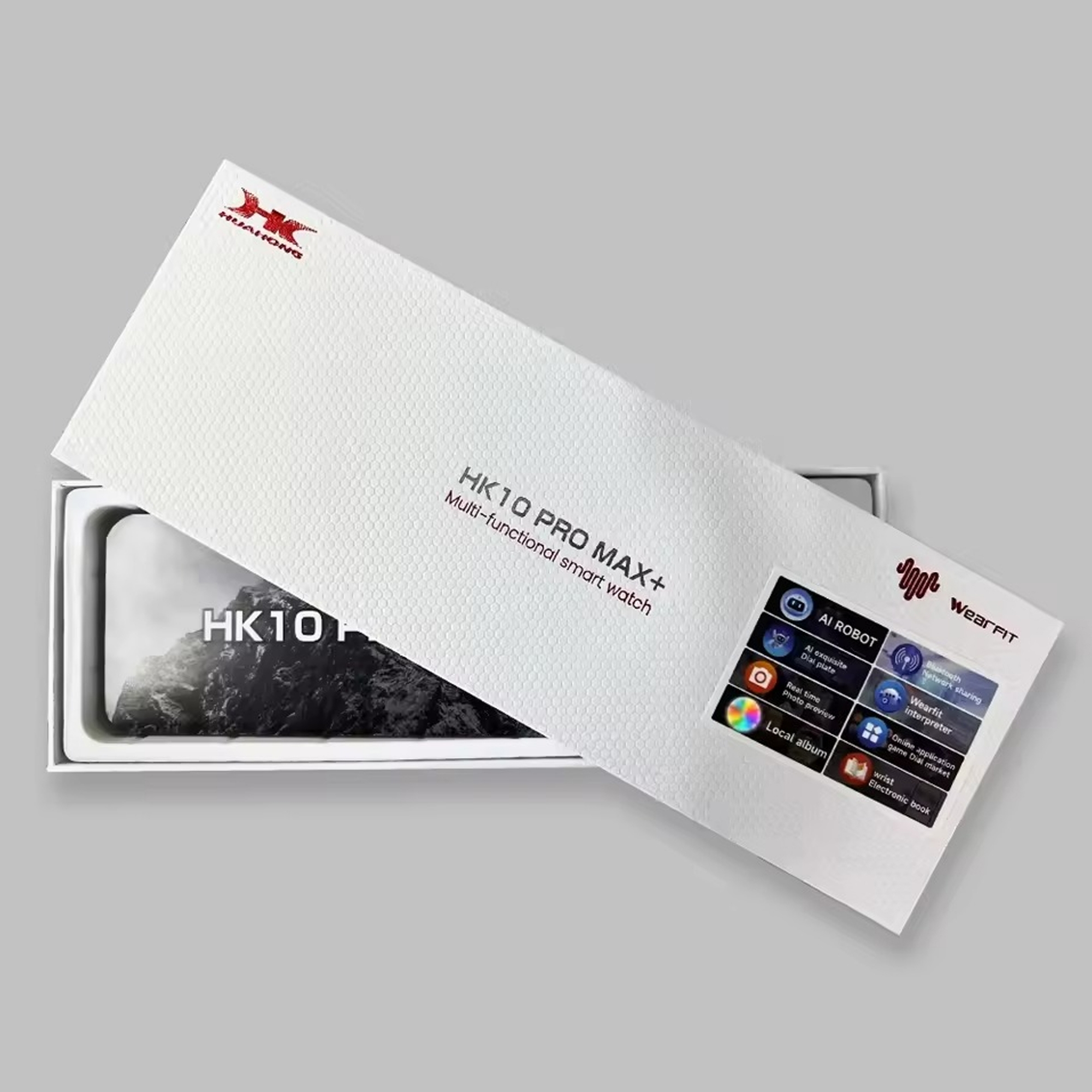 Picture of HK10 PRO MAX + Plus Smart Watch Ai 4GB ROM Series 10 AOD Display Smartwatch Local Music Album Men AMOLED Bluetooth Call Sportwatch