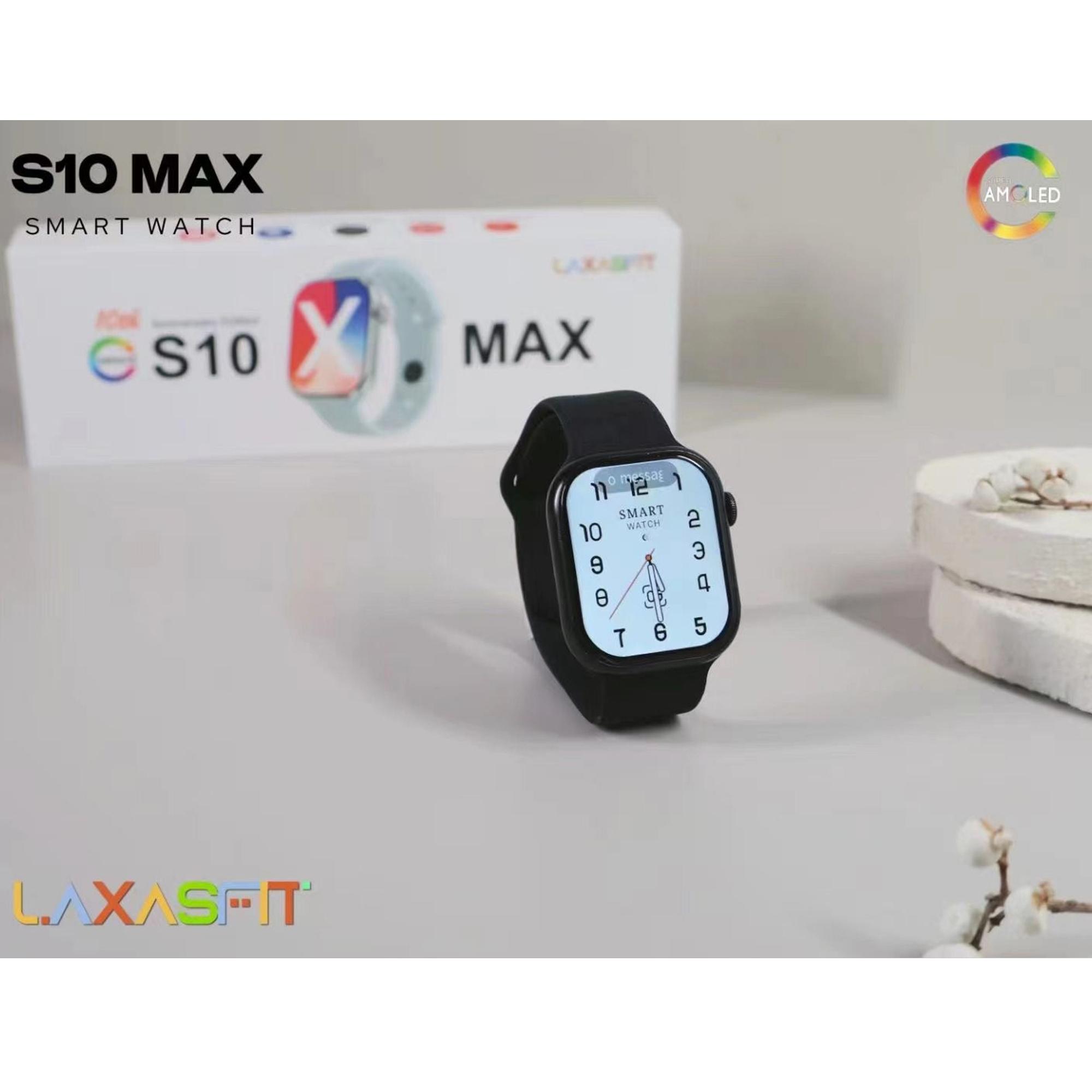 Picture of S10 Max Laxasfit Smart Watch 2.29" AMOLED Display NFC Series 10 Bluetooth Smart Watch