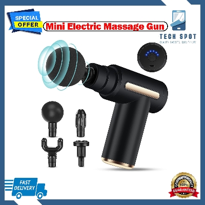 Picture of Mini Electric Massage Gun Portable Deep Tissue Massage Gun - Pain Relief USB Rechargeable Body Massager Message Gun