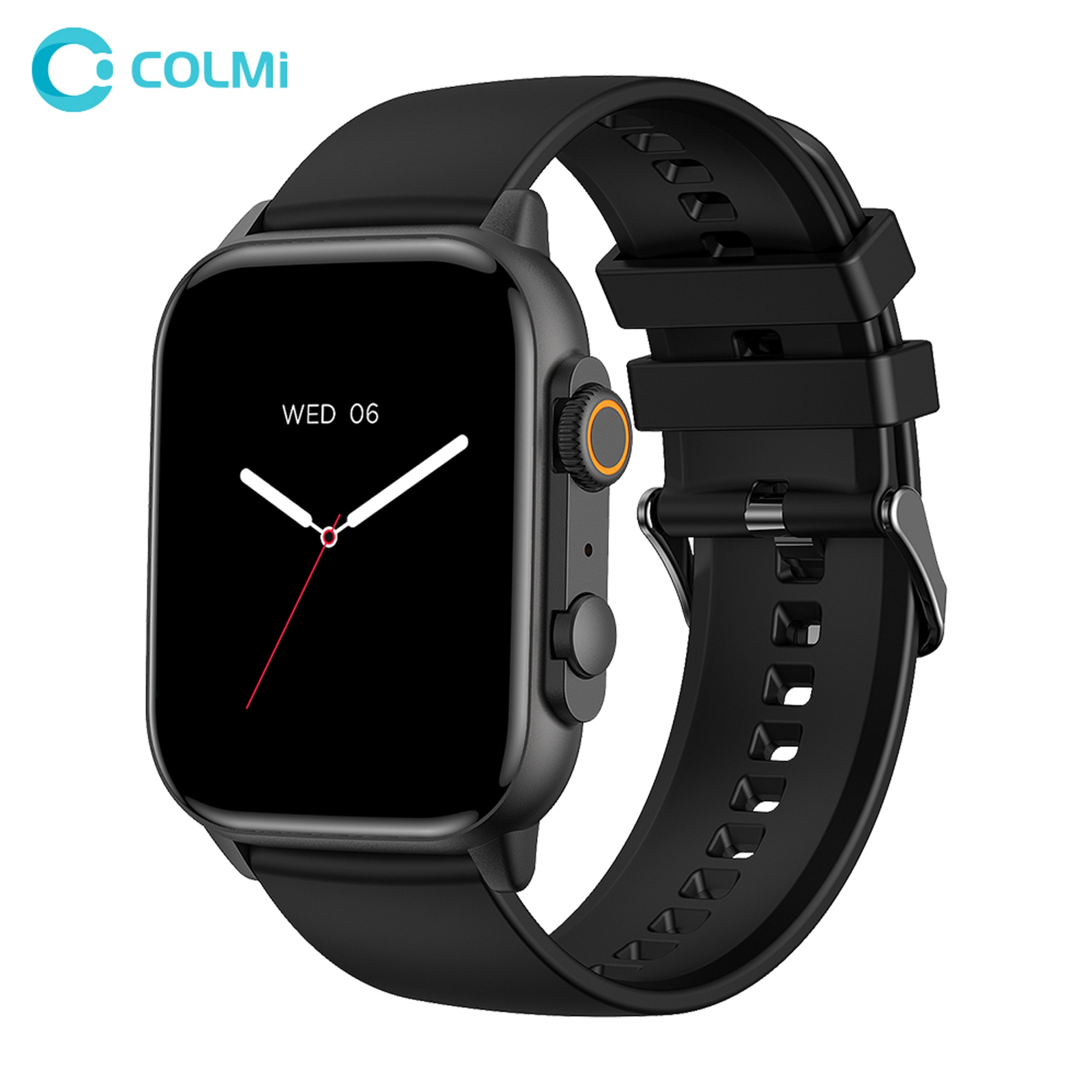Picture of COLMI C81 Smartwatch 2.0″ Black Color AMOLED Screen Support AOD IP68 Waterproof Bluetooth Calling 100+ Sport Mode Men and WomenSmart Watch