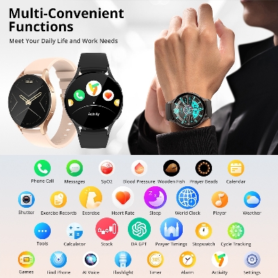 Picture of COLMI i28 Ultra Super Amoled 1.43″ AOD Display Smartwatch with Ai GPT IP68 Waterproof Prayer Times Man Woman Smart Watch