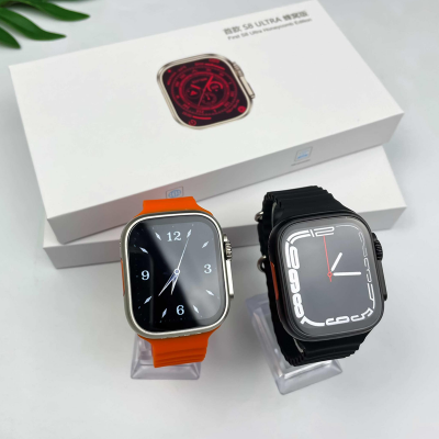 Picture of S8 Ultra 4G    8G-128G/ 16-256G  Andriod Smart Watch Dual Strap Waterdrop Display Calling Feature Google Playstore Youtube Facebook Messenger Tiktok IMO Wifi RAM Android Smartwatch
