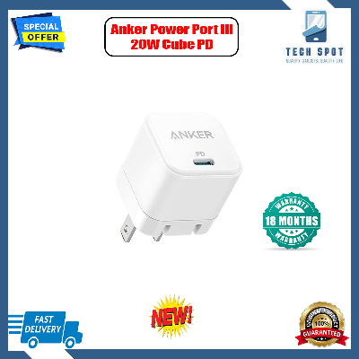 Picture of Anker PowerPort III 20W Cube PD- White US Version [18 Months Warranty] wide range
