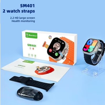 Picture of Smartbarry SM401 4G Smartwatch – SIM Support, Camera, Fitness Tracker & Heart Rate Sensor with Extra Strap