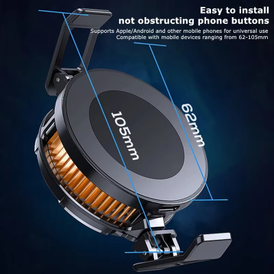 Picture of MEMO CX07 Magnetic Phone Cooler – 15W Semiconductor Cooling Fan, Back-Clip Radiator for iPhone & Android, Type-C