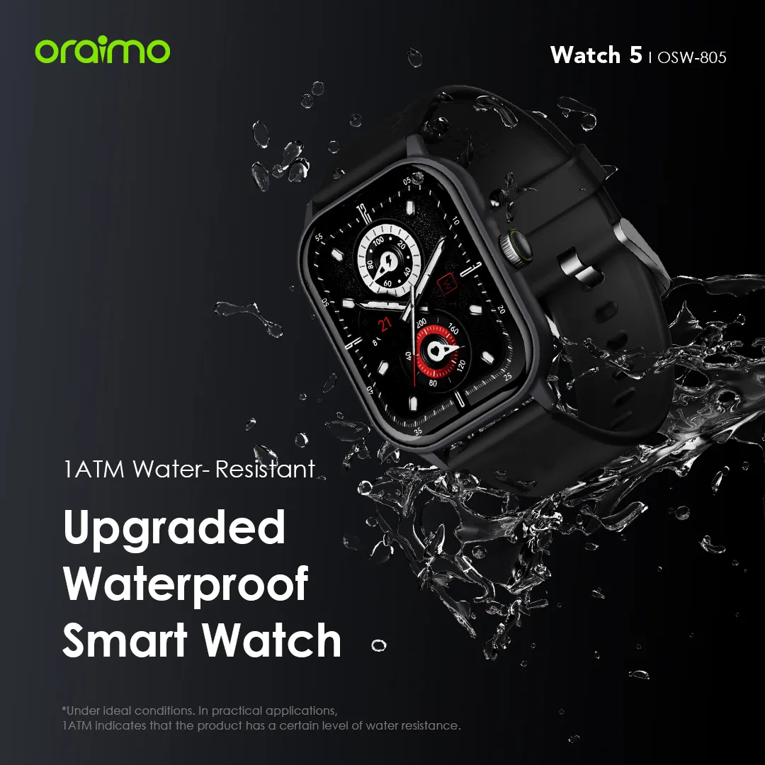 Picture of Oraimo Watch 5 Lite BT calling Smart Watch(OSW-804)