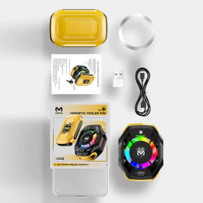 Picture of MEMO CX12 Mobile Phone Cooler Rechargeable Cooler Radiator with Digital Display and Battery