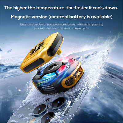Picture of MEMO CX12 Mobile Phone Cooler Rechargeable Cooler Radiator with Digital Display and Battery