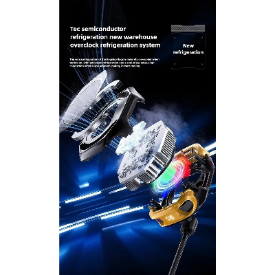 Picture of MEMO CX12 Mobile Phone Cooler Rechargeable Cooler Radiator with Digital Display and Battery