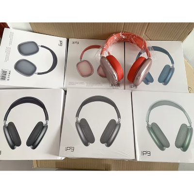 Picture of P9 Wireless Bluetooth Headphone | Noise Cancelling Over-Ear Foldable Headset | Stereo Sound with Mic for Music & Calls