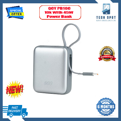 Picture of QCY PB10C 10000mAh 35W PD Fast Charging Mini Power bank