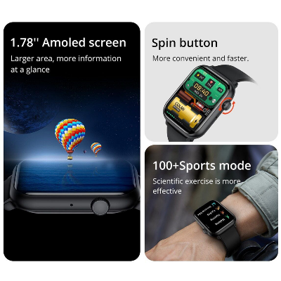 Picture of COLMI C80 Smartwatch 1.78 AMOLED high-definition screen 100+  Mode Voice Calling Smart Watch