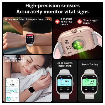 Picture of Colmi P86 Curve Super Amoled Display Smartwatch Bluetooth Calling, Fitness Tracker and Health Monitoring Smart Watch