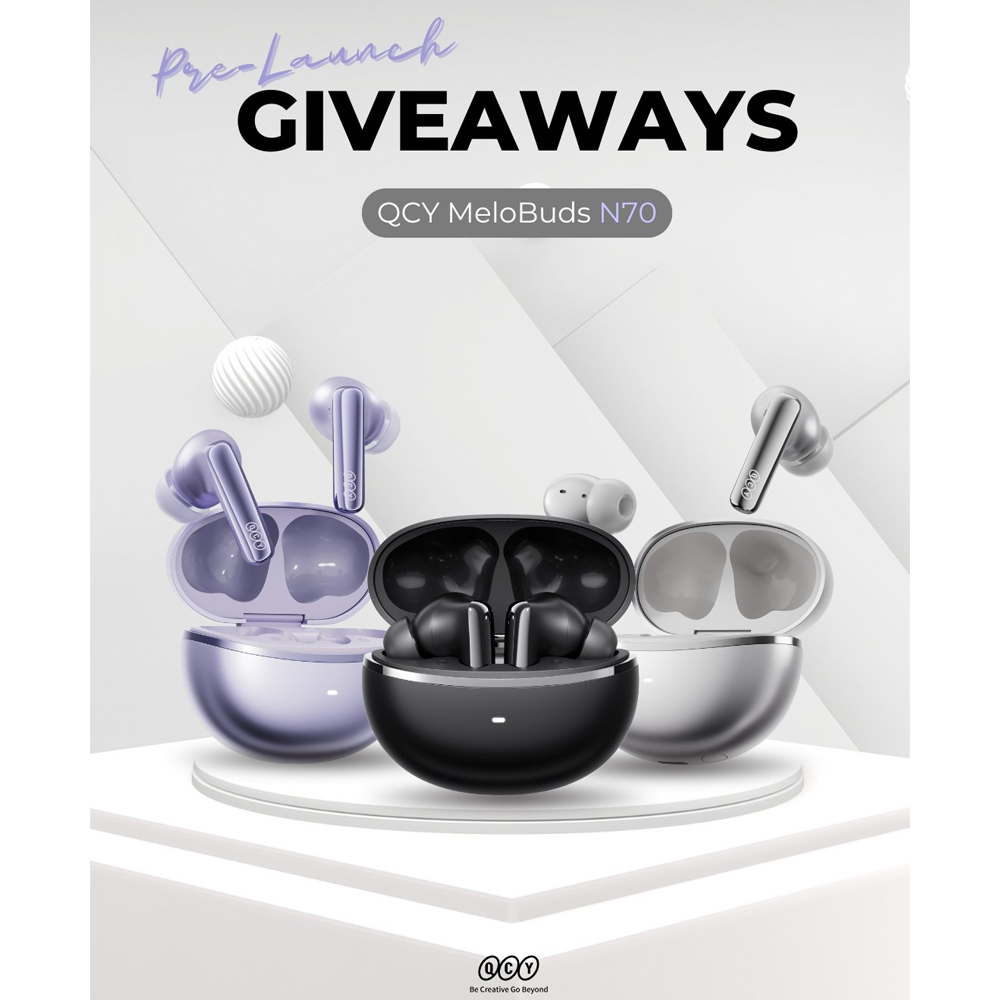 Picture of QCY MeloBuds N70 ANC LDAC Earbuds – Flagship TWS with Hybrid -56dB ANC & LDAC