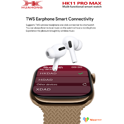 Picture of HK11 PRO MAX 8th Gen 120hz AMOLED Display 4GB Storage Series10, Internet Connectivity 46mm with DeepSeek AI Robot