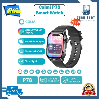 Picture of Colmi P78 AMOLED Smart Watch Waterproof Rotating Crown Bluetotoh Calling Smart Watch Long Battery Back Up