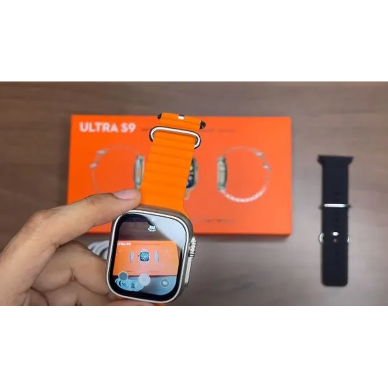 Picture of Ultra S9  Smartwatch 2.2 Inch Waterdrop Display with Dual Camera Calling Feature Google Playstore YouTube Facebook Messenger Tiktok WhatsApp Imo WiFi Ram 4GB Rom 64GB Android 10 700mAh Battery Smartwatch for Men and Women