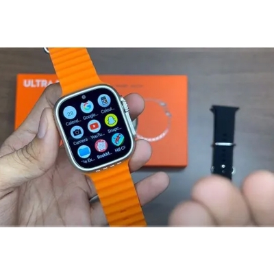 Picture of Ultra S9  Smartwatch 2.2 Inch Waterdrop Display with Dual Camera Calling Feature Google Playstore YouTube Facebook Messenger Tiktok WhatsApp Imo WiFi Ram 4GB Rom 64GB Android 10 700mAh Battery Smartwatch for Men and Women