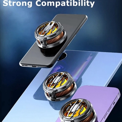 Picture of MEMO CX07 Magnetic Phone Cooler – 15W Semiconductor Cooling Fan, Back-Clip Radiator for iPhone & Android, Type-C