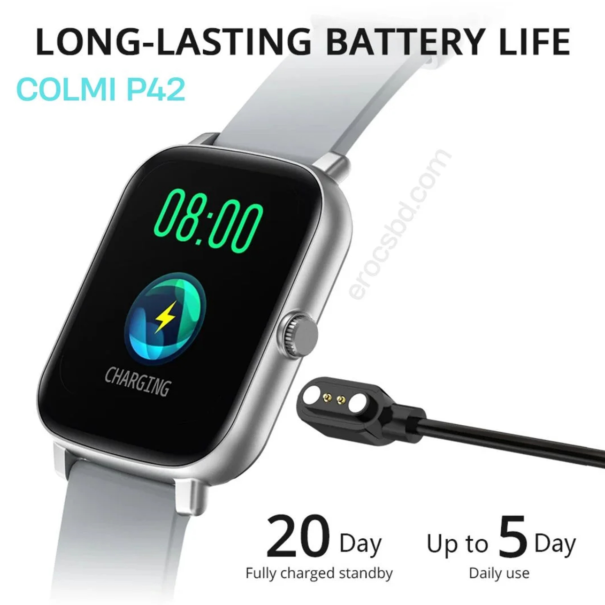 Picture of COLMI P42 Voice Calling Smart Watch Men 1.69 HD Display 24H Health Monitor 100 Workout Modes Smartwatch For Android iOS Phone