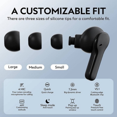 Picture of QCY T13 ANC  True Wireless ANC Earbuds Bluetooth Earbuds