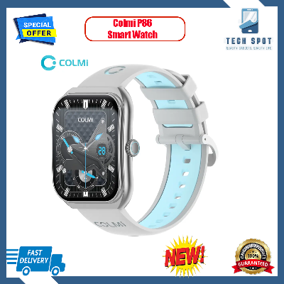 Picture of Colmi P86 Curve Super Amoled Display Smartwatch Bluetooth Calling, Fitness Tracker and Health Monitoring Smart Watch